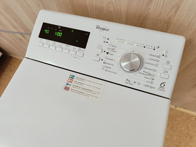 Whirlpool 7kg pesukone