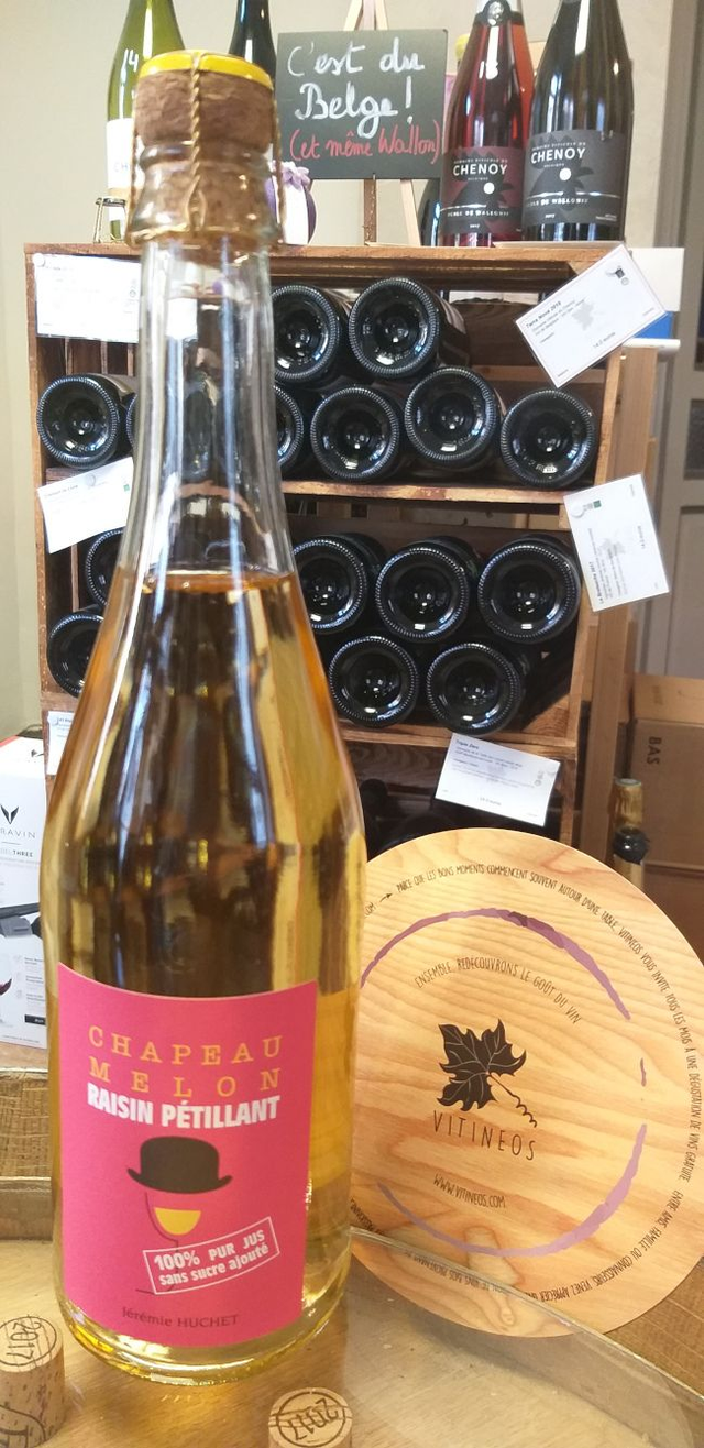 Jus de raisin pétillant 2023 - Blanc Brut Jus - Vignobles Jérémie Huchet (Jérémie Huchet)