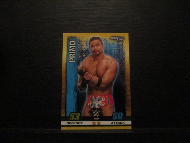 Primo - Smackdown Live Slam Attax 10th Edition Original Trading Card #167