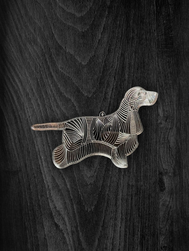 Acryl - English Cocker Silver