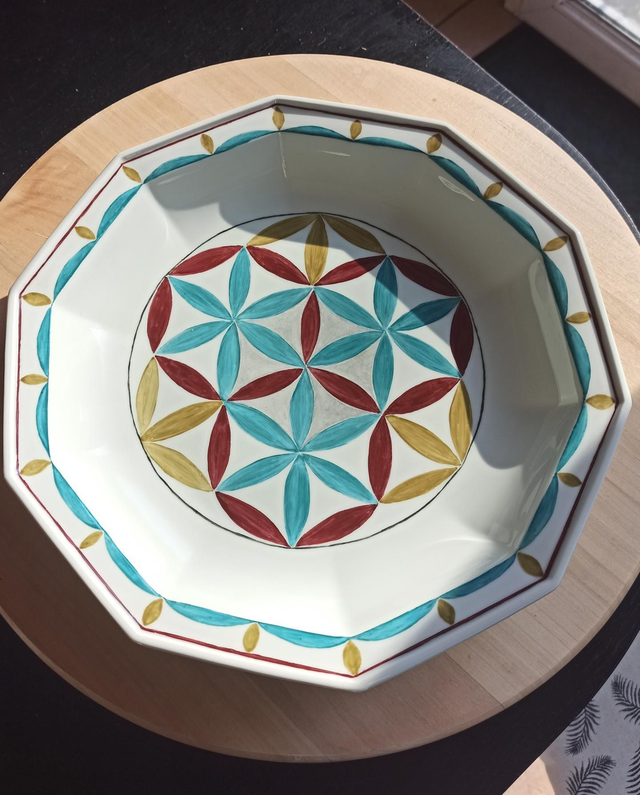 Bol hexagone - vert - DGBB