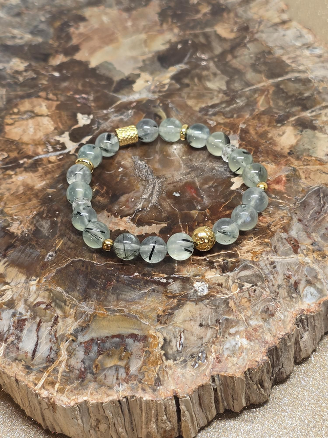 Bracelet Phrénite en 0,8 cm