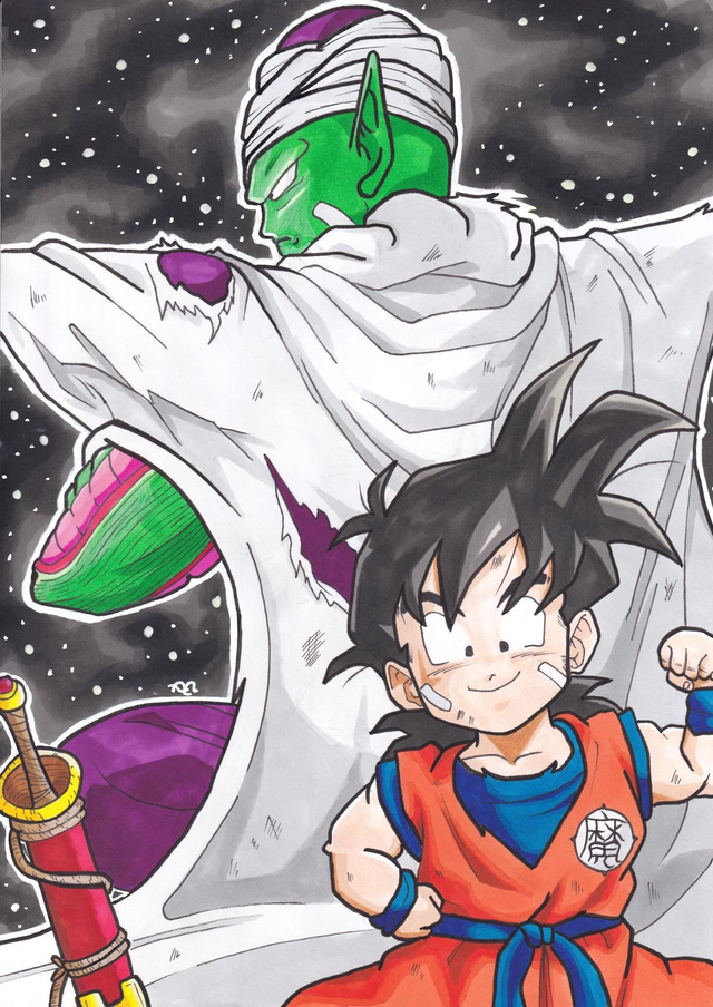 Print DBZ - Piccolo &amp; Gohan