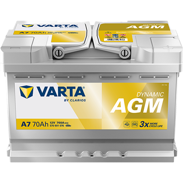 startovací baterie VARTA 570901076K262