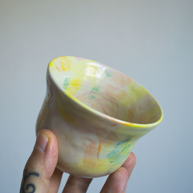 Gobelet multicolore