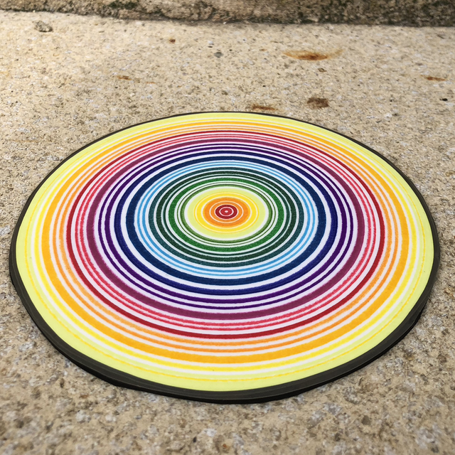Rainbow coaster VII