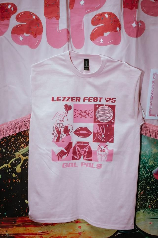 Lezzer Fest 2025 T-Shirt - Pink