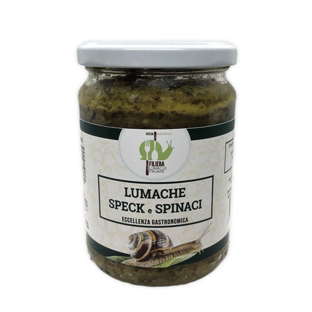 LUMACHE SPECK E SPINACI - 350 grammi