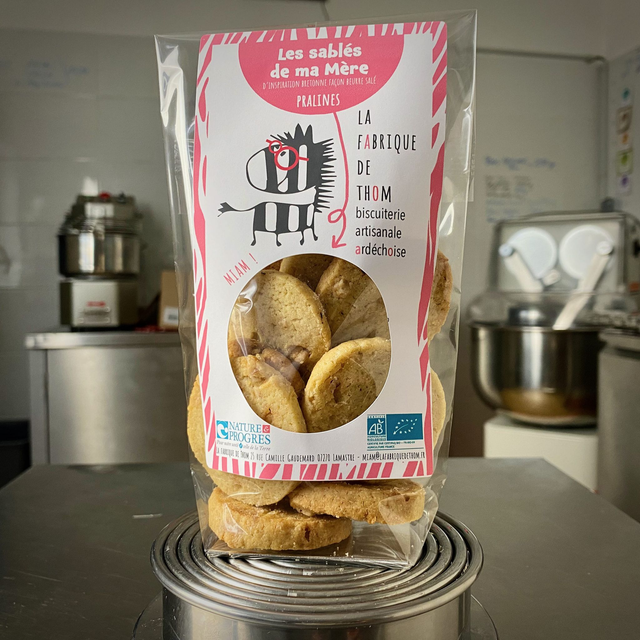 Sablés pralines roses naturelles 150 g