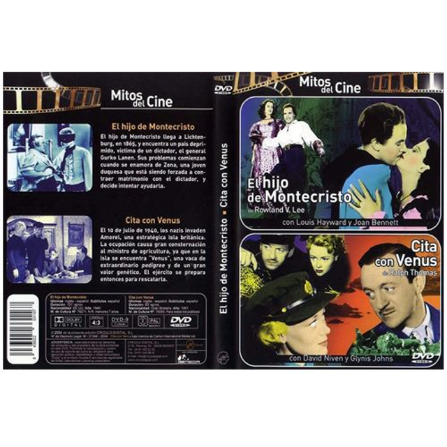 El Hijo De Montecristo / Cita Con Venus [DVD]