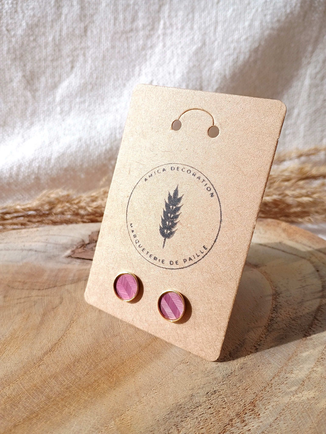 Boucles d'oreilles CLOUS Chevron