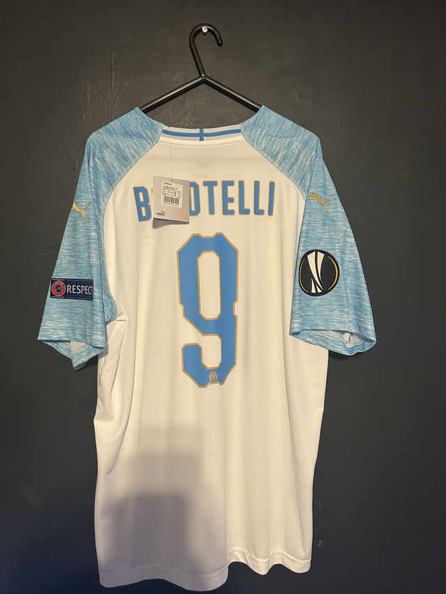(L) Marseille 2018-19 Home (BNWT) / BALOTELLI 9