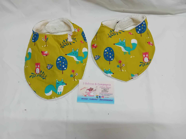 Bavoirs bébé en lot de 2 