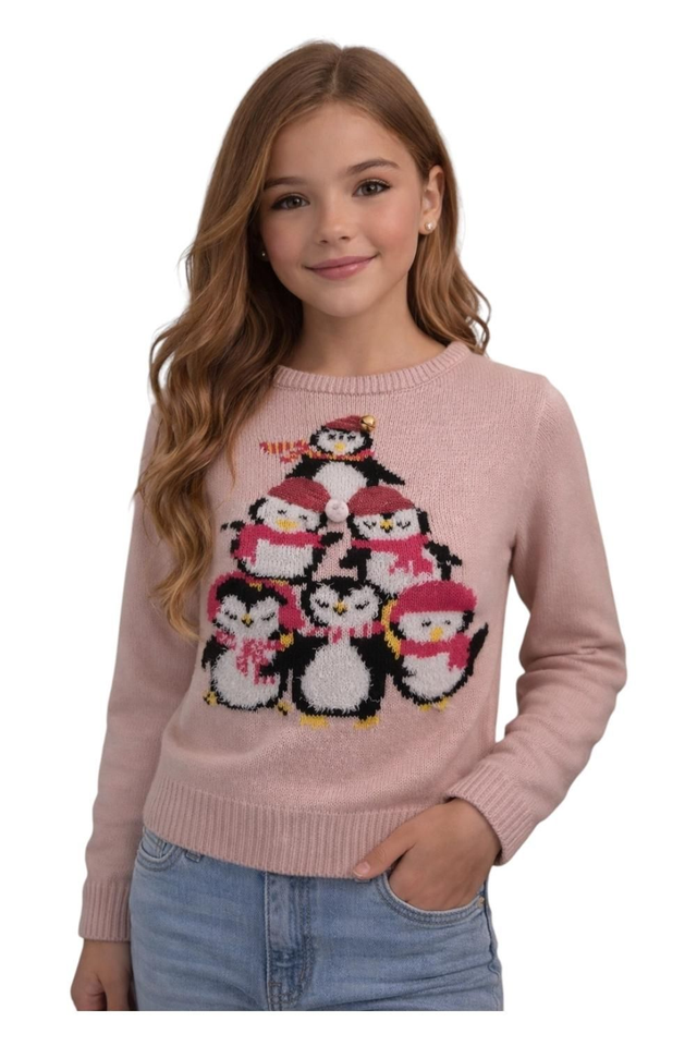 Pull manche longue fille 