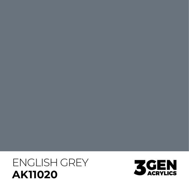 3rd Gen. Acrylics 20 English Grey