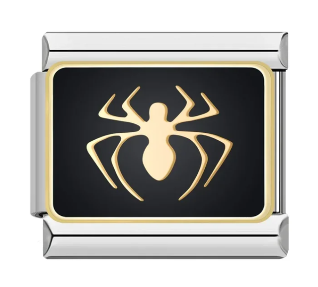 Charm Araña con fondo Negro