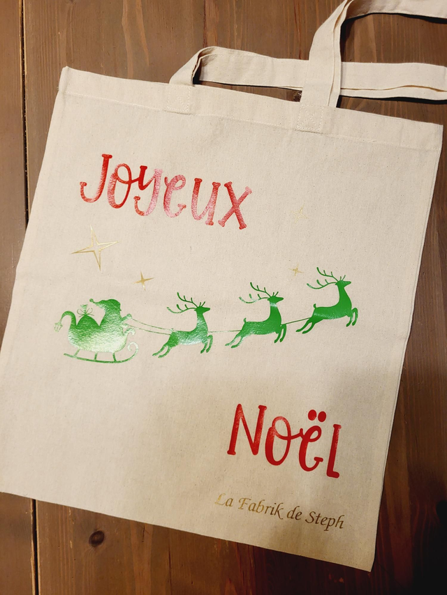 Tote bag de Noël 