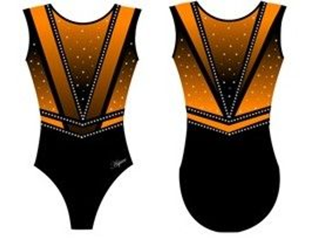 Competitive Squad Leotard - SHORT SLEEVE WARM UP/TRAINING LEOTARD - Girls