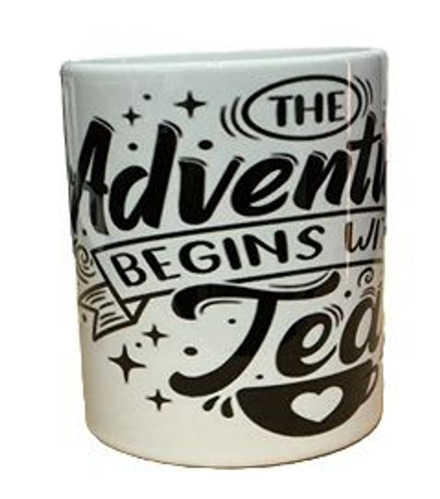 Morning Tea  - 11oz personalized ceramic mugs.