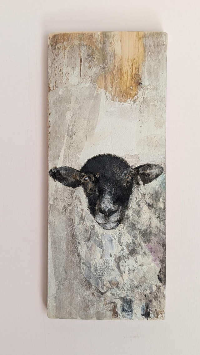Expectant Ewe - Handcrafted Reclaimed Wood