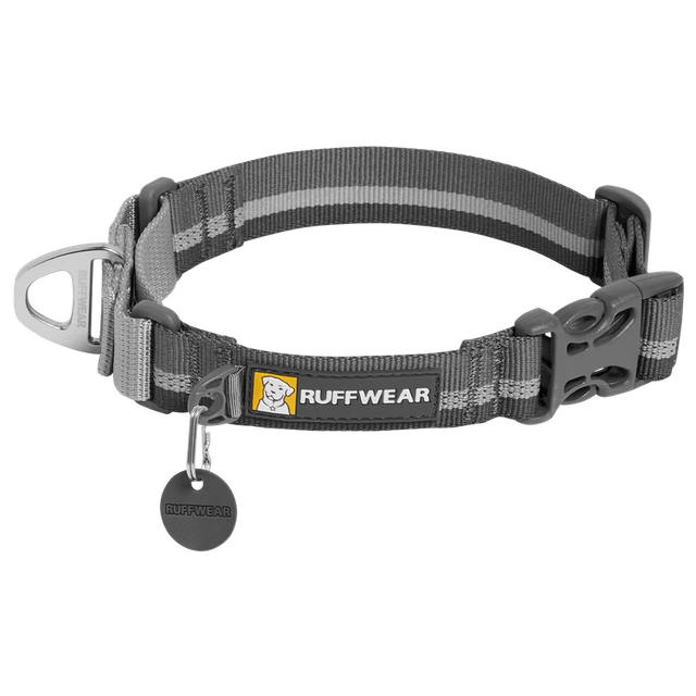 Ruffwear Web Reaction™ Martingal-Hundehalsband – Granite Gray - Größe: 51–58 cm