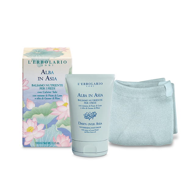 Alba in Asia Balsamo Nutriente per i Piedi con calzini Tabi 100 ml