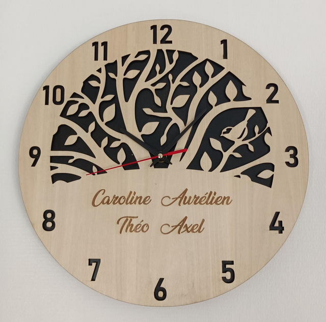 Horloge arbre de vie