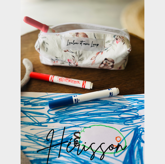 Trousse d'artiste "Hérissons"