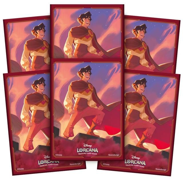 Ravensburger Aladdin Shimmering Skies Standard Card Sleeves Disney Lorcana