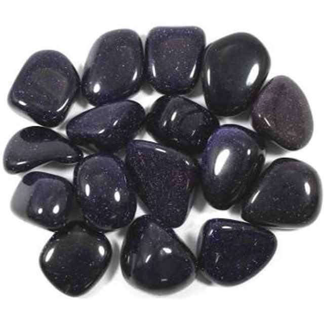 Blue Goldstone Tumblestone