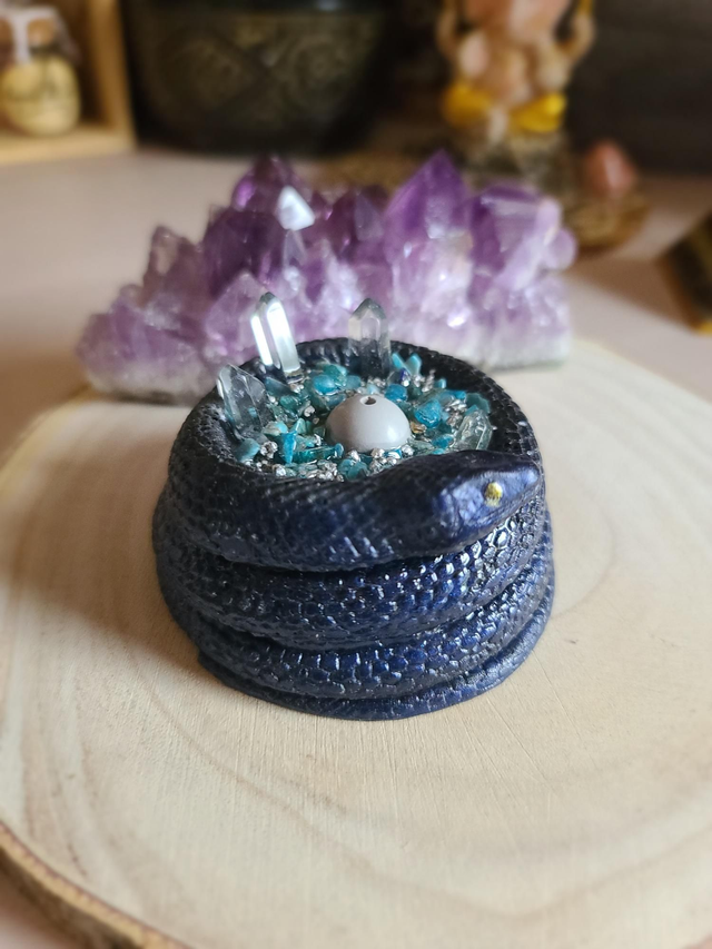 Porte encens serpent 🐍 Apatite 
