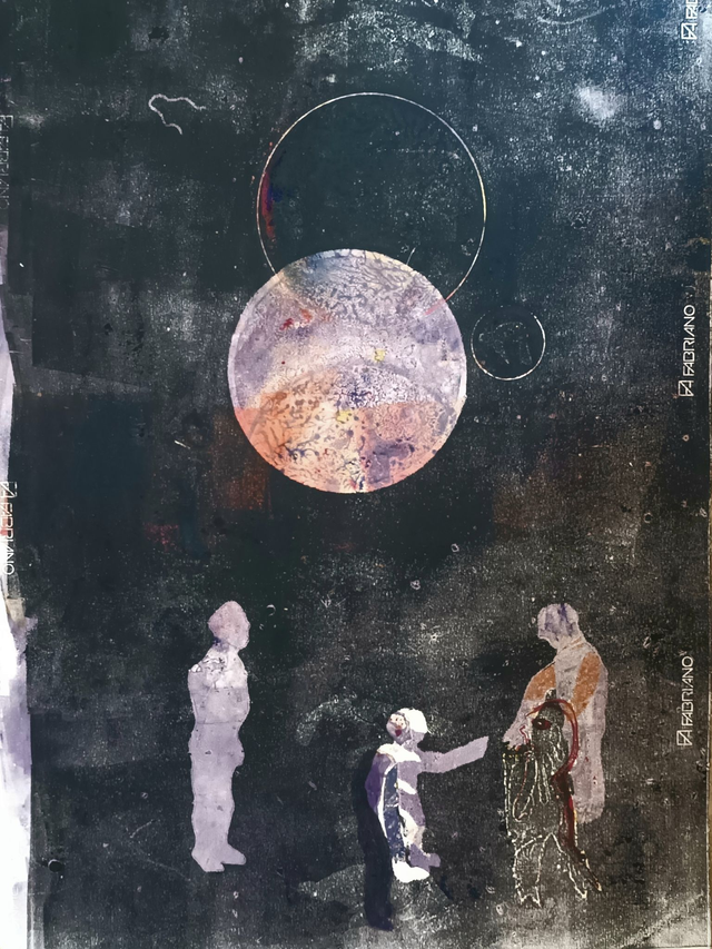 &#039;Reunion Moon&#039; by Jude Montague edition of one.