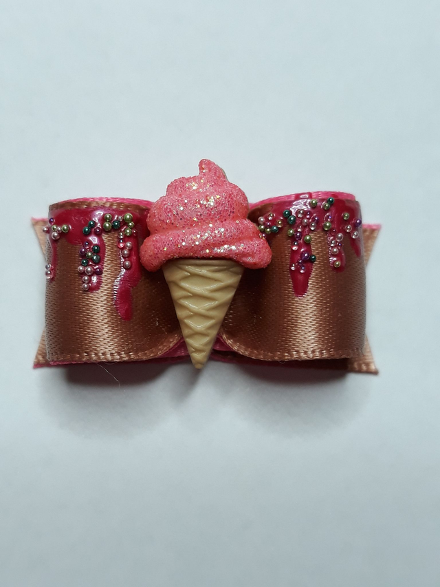 Noeud fantaisie pour chien glace italienne