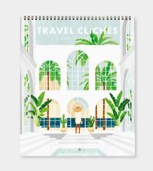 Calendrier des clichés de voyage 2026