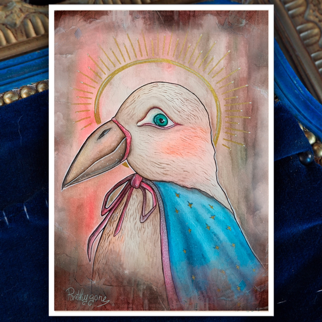 L’oiseau roi - Print A4/A3