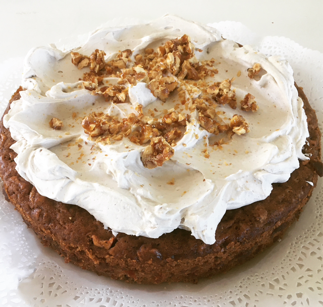 Torta de zanahoria Vegana