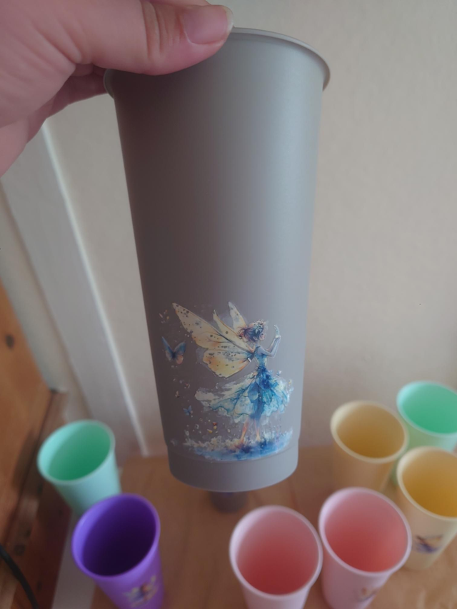 Grey Fairy Cold Cup 