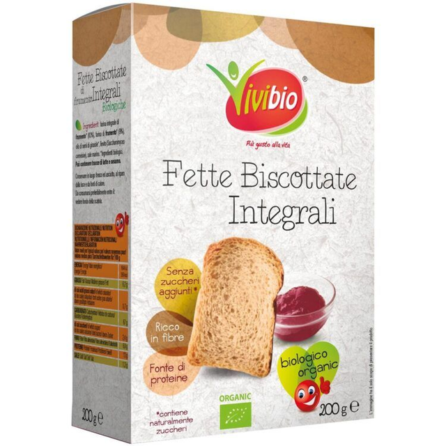 FETTE BISCOTTATE INTEGRALI 200GR