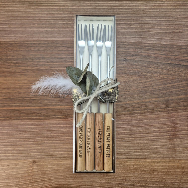 Fonduegabeln-Set 4er