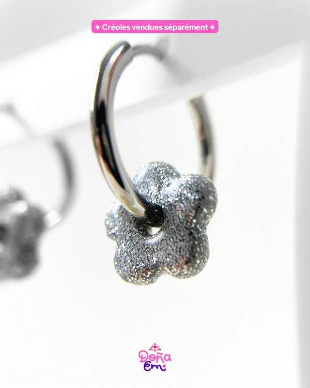 Pampilles &quot;Mini Flor&quot; - Argentées