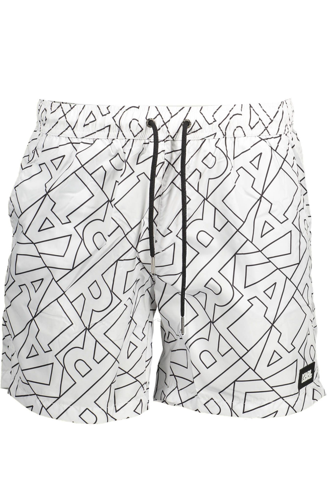 KARL LAGERFELD BEACHWEAR COSTUME PARTE SOTTO UOMO BIANCO