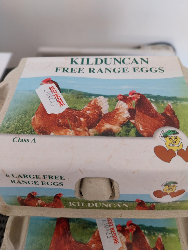 Eggs free range large 6