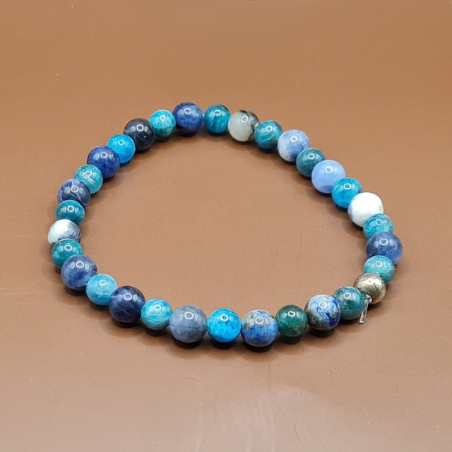 Bracelet Apatite bleue – sodalite