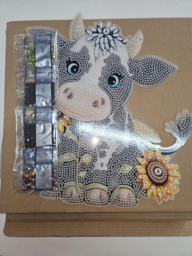 Diamond Painting Dekohänger Elsa" 28 x 30 cm „Kuh