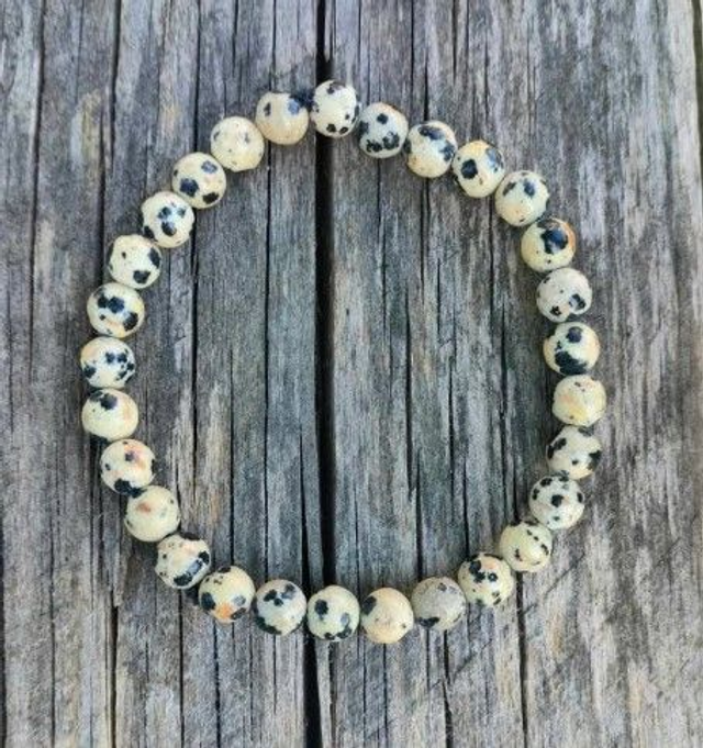 Dalmantian Jasper 6 mm