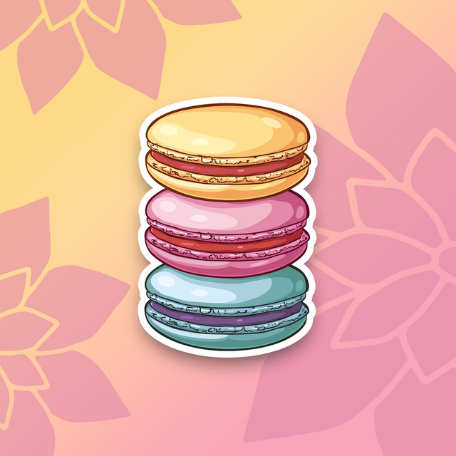 00 - Magnet Pile de Macarons