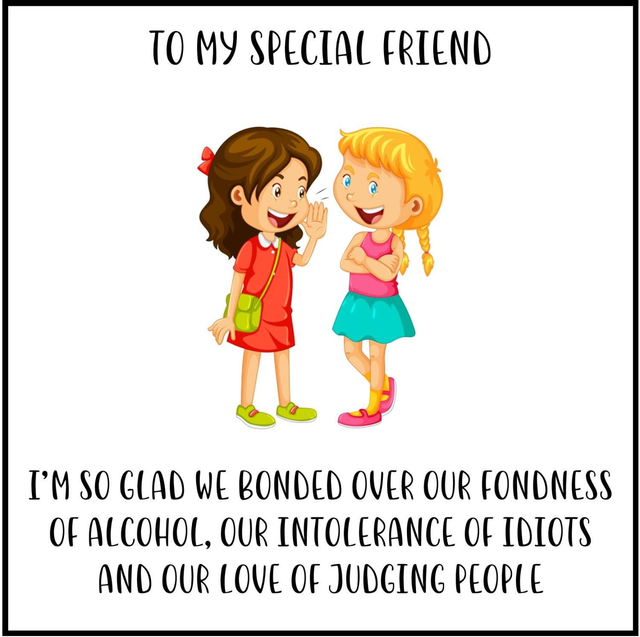 103 - GIGGLE CARD F - SPECIAL FRIEND