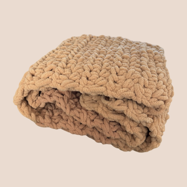 Baby Teddy Blanket Tan