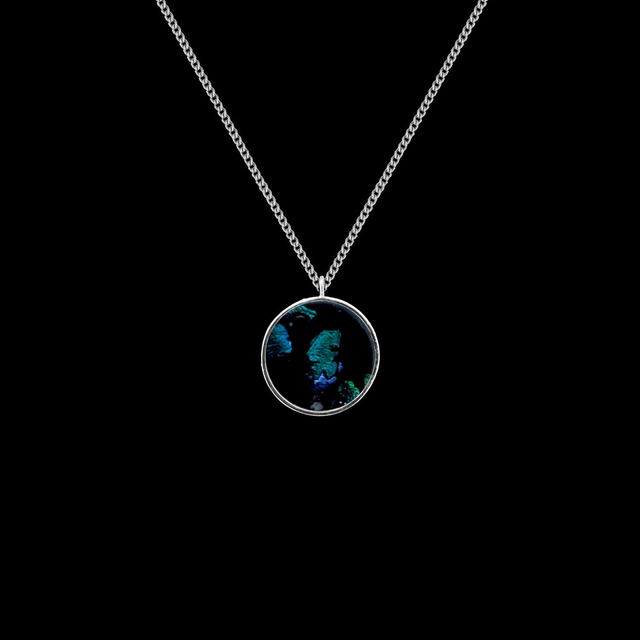 Pendentif Médaille - Sternocera | Bleu nocturne 6/15