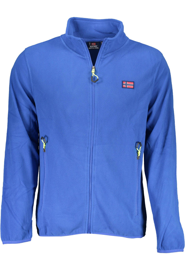 NORWAY 1963 FELPA CON ZIP UOMO BLU